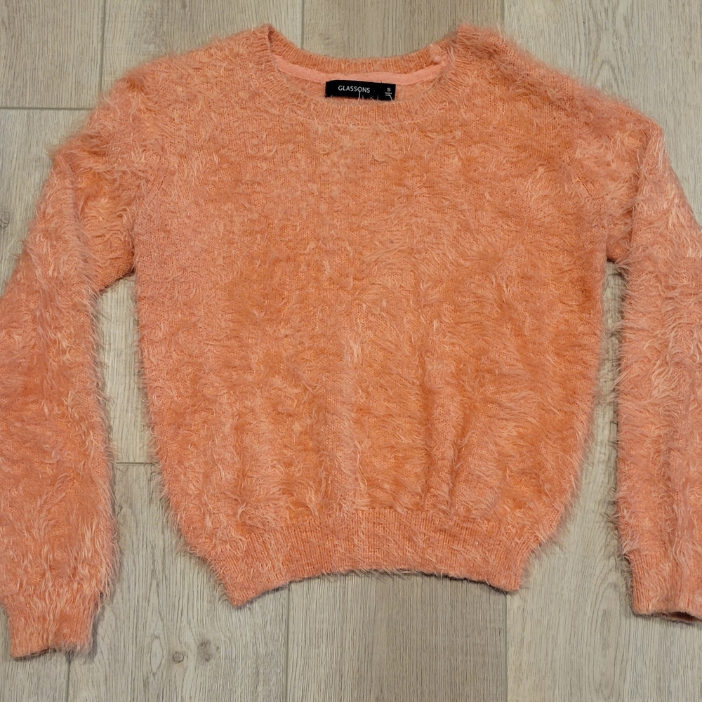 Glassons Peach Fuzzy Sweater
